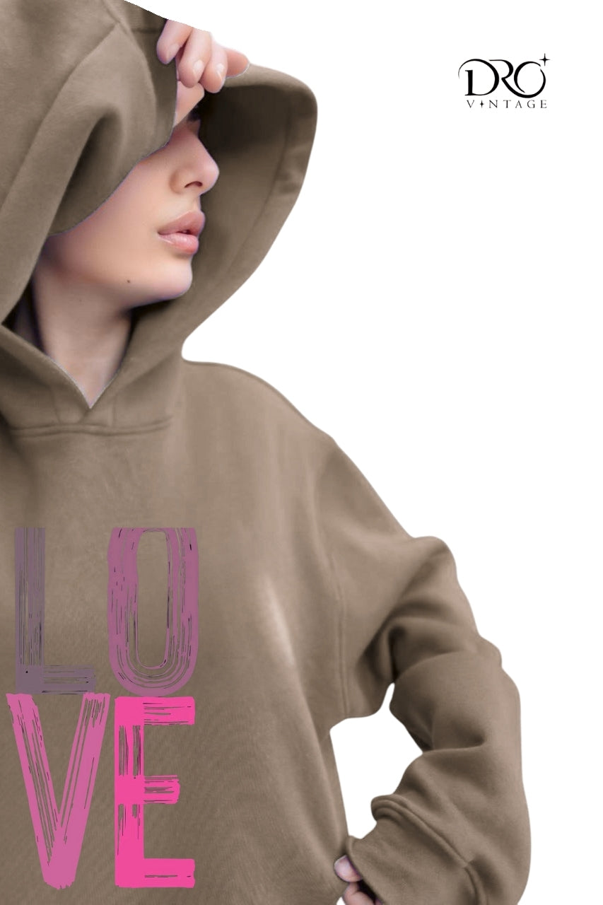 Dro Vintage Love Vibes Hoodie